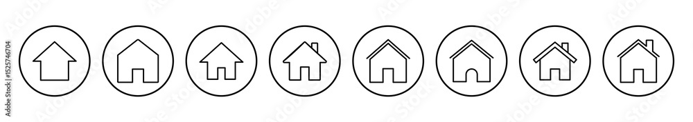 Obraz premium House icon vector. Home icon vector
