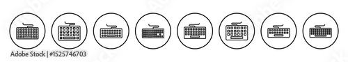Keyboard icon vector. keyboard vector symbol