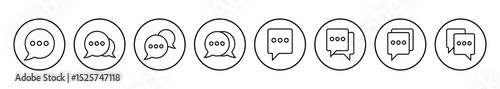 Chat icon vector. speech bubble icon. comment icon vector. message. contact us