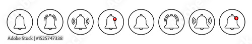 Bell Icon vector. Notification icon for your web site design