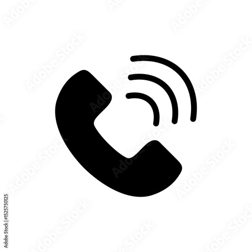 Call icon symbol for apps and websites. telephone sign and symbol. phone icon. contact us