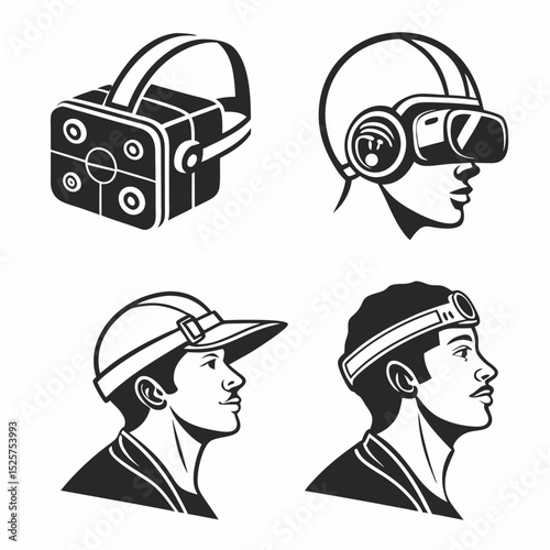 Virtual reality headsets and users profile views