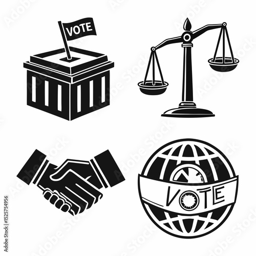 Voting election politics global justice democracy