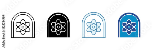 Tunneling Icon Set Multiple Style Collection
