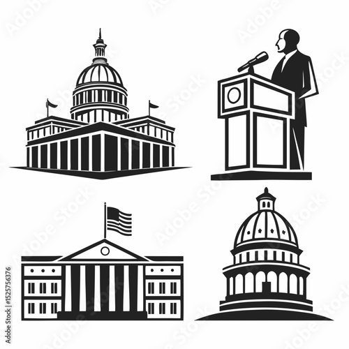 Government buildings political speech capitol dome