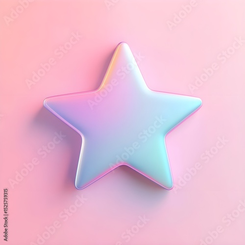 red star isolated on white