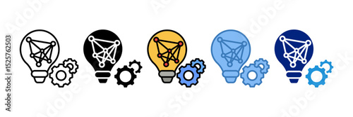 Algorithm Icon Element For Design