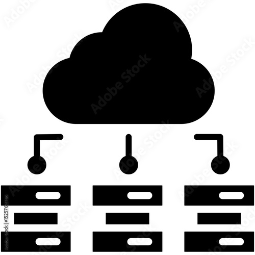 Cloud Database Icon