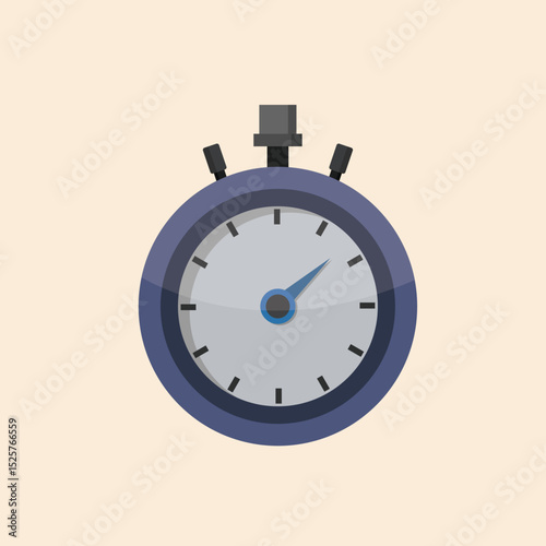 Precise Time Measurement Stopwatch Icon Design, Perfect for Time Management Applications and More