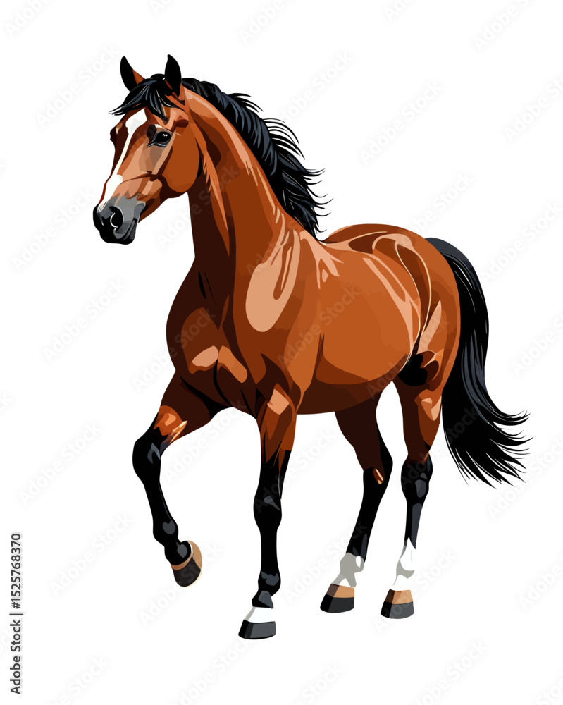 Fototapeta premium horse vector illustration