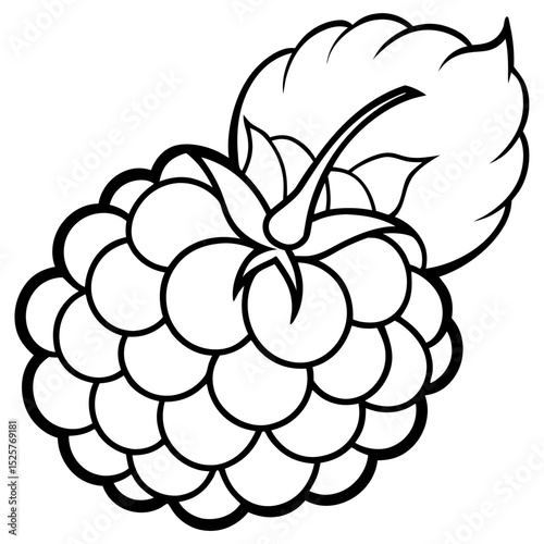 Simple Cloudberry Vector Art