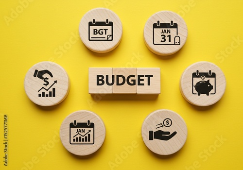 Budget and financial planning concept. Corporate finance and annual strategic plan. Calculate company income and expenses. invest money, business and finance, capital fundraising, loan credit.