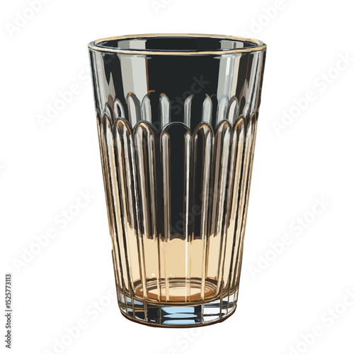 metal trash can isolated