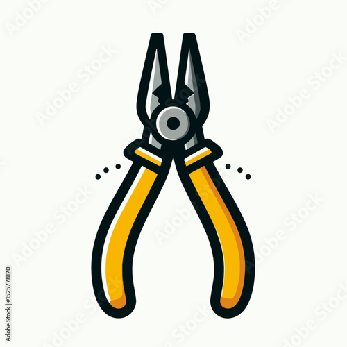 pliers vector illustration
