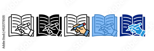 Learning Icon Element For Design