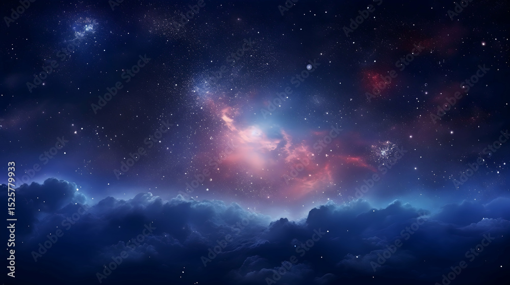 Fototapeta premium space nebula with stars