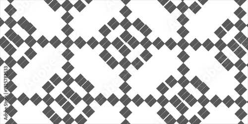 Rectangles Motifs Pattern. Decoration for Interior, Exterior, Carpet, Textile, Garment, Cloth, Silk, Tile, Plastic, Paper, Wrapping, Wallpaper, Pillow, Sofa, Background, Ect. Vector
