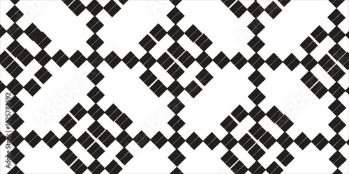 Rectangles Motifs Pattern. Decoration for Interior, Exterior, Carpet, Textile, Garment, Cloth, Silk, Tile, Plastic, Paper, Wrapping, Wallpaper, Pillow, Sofa, Background, Ect. Vector