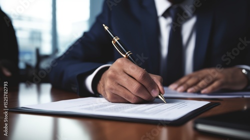 Signing Contract Document