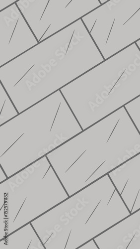 Abstract geometric flooring pattern with textured surface design for versatile usage