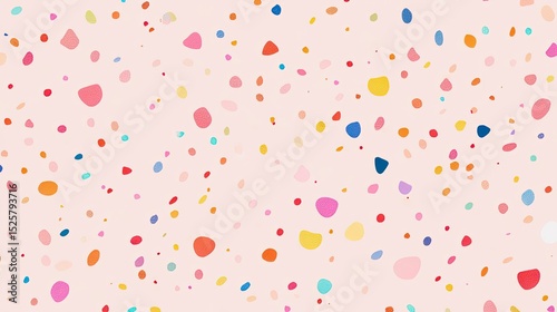 Abstract colorful confetti pattern