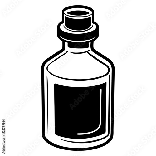 Minimal Medicine Vector on White Background