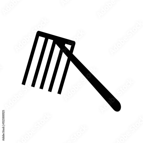 rake garden tool icon