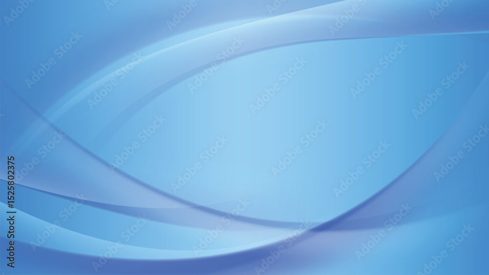Obraz premium Abstract Light Blue Wavy Background With Gradient Texture