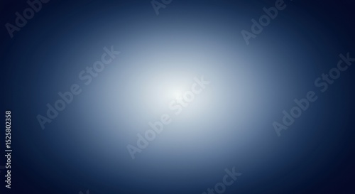 Abstract Blue Gradient Background with Central Light Source: A Serene and Minimalist Design