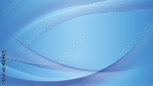 Abstract Light Blue Wavy Background With Gradient Texture