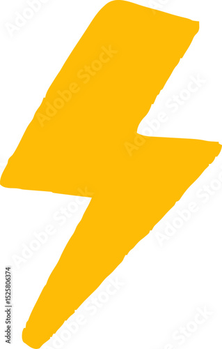 Lightning Bolt
Yellow Thunderbolt for Power and Energy Symbol