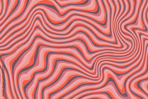 Abstract psychedelic groovy background. Vector illustration.
