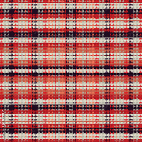 Tartan or plaid retro color pattern. Vector illustration design.