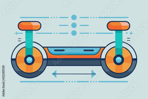 hoverboard with lights and foot pads