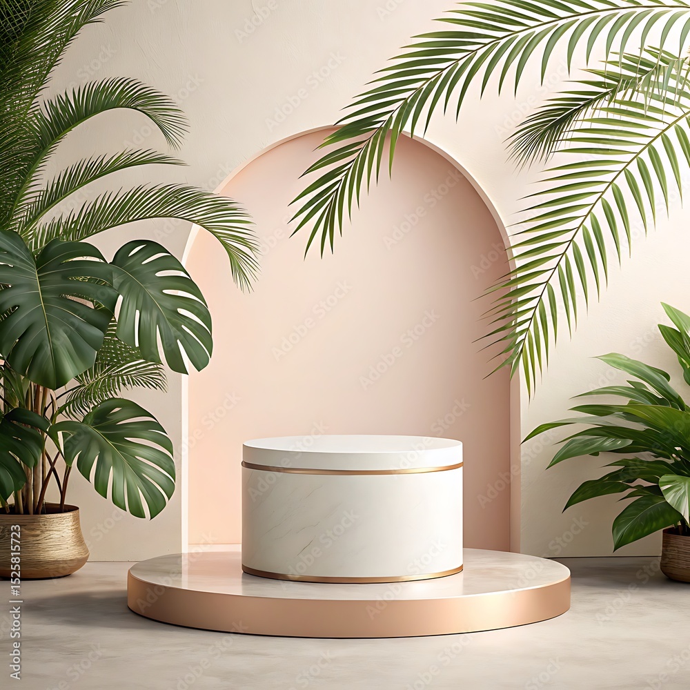 Obraz premium Modern 3d product mockup