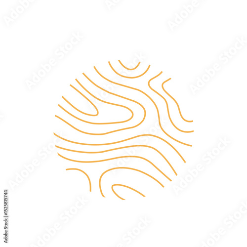 circular topographic lines