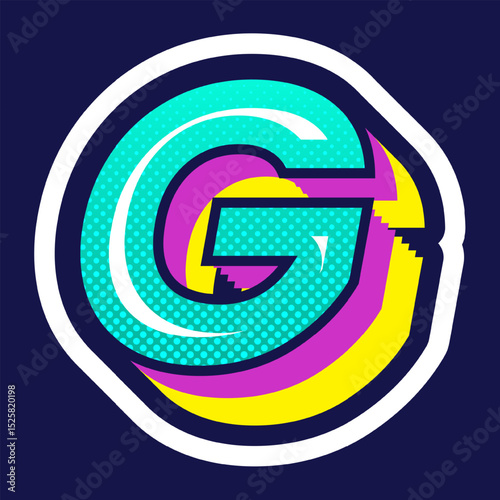 Colorful Comic Alphabet