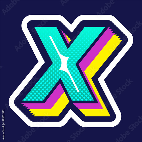Colorful Comic Alphabet