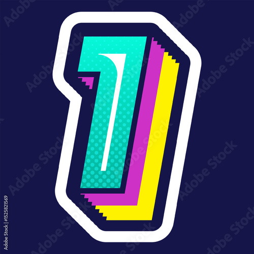 Colorful Comic Alphabet