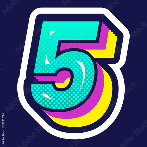 Colorful Comic Alphabet