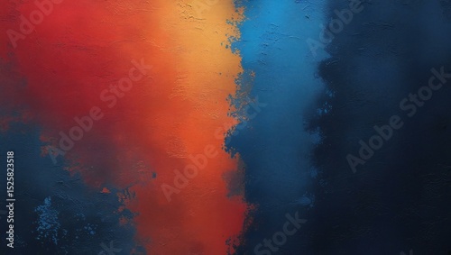 Abstract textured background with red and blue hues
