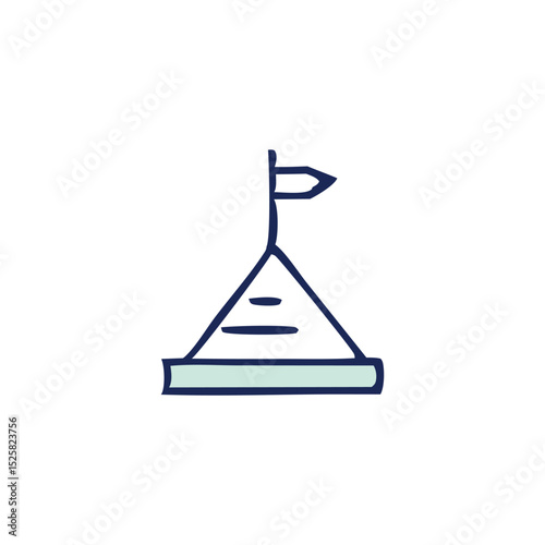 vector illustration of an abstract symbol