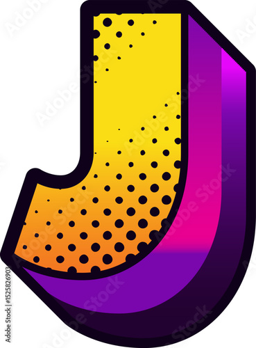 Colorful Comic Alphabet