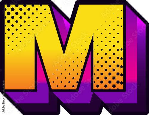 Colorful Comic Alphabet