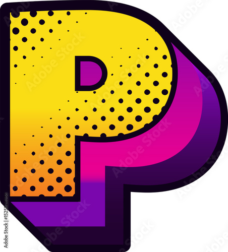 Colorful Comic Alphabet
