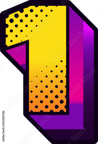 Colorful Comic Alphabet