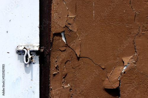 rusty metal door