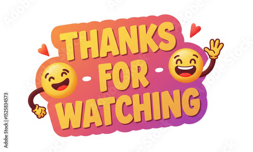 Thanks for watching text
