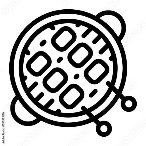 This Barbecue icon is suitable for 4th of July, Independence Day, etc