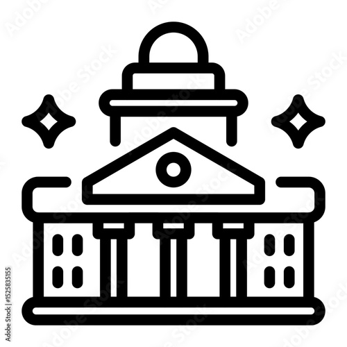 This Government icon is suitable for 4th of July, Independence Day, etc
